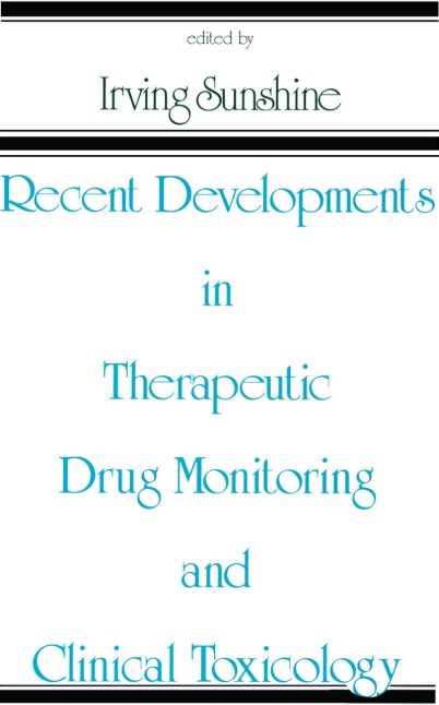 Recent Developments in Therapeutic Drug Monitoring and Clinical Toxicology